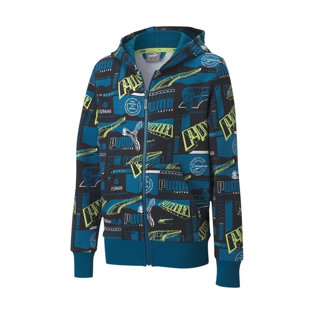 Sudadera PUMA ALPHA AOP FULL-ZIP 583197 36 Azul