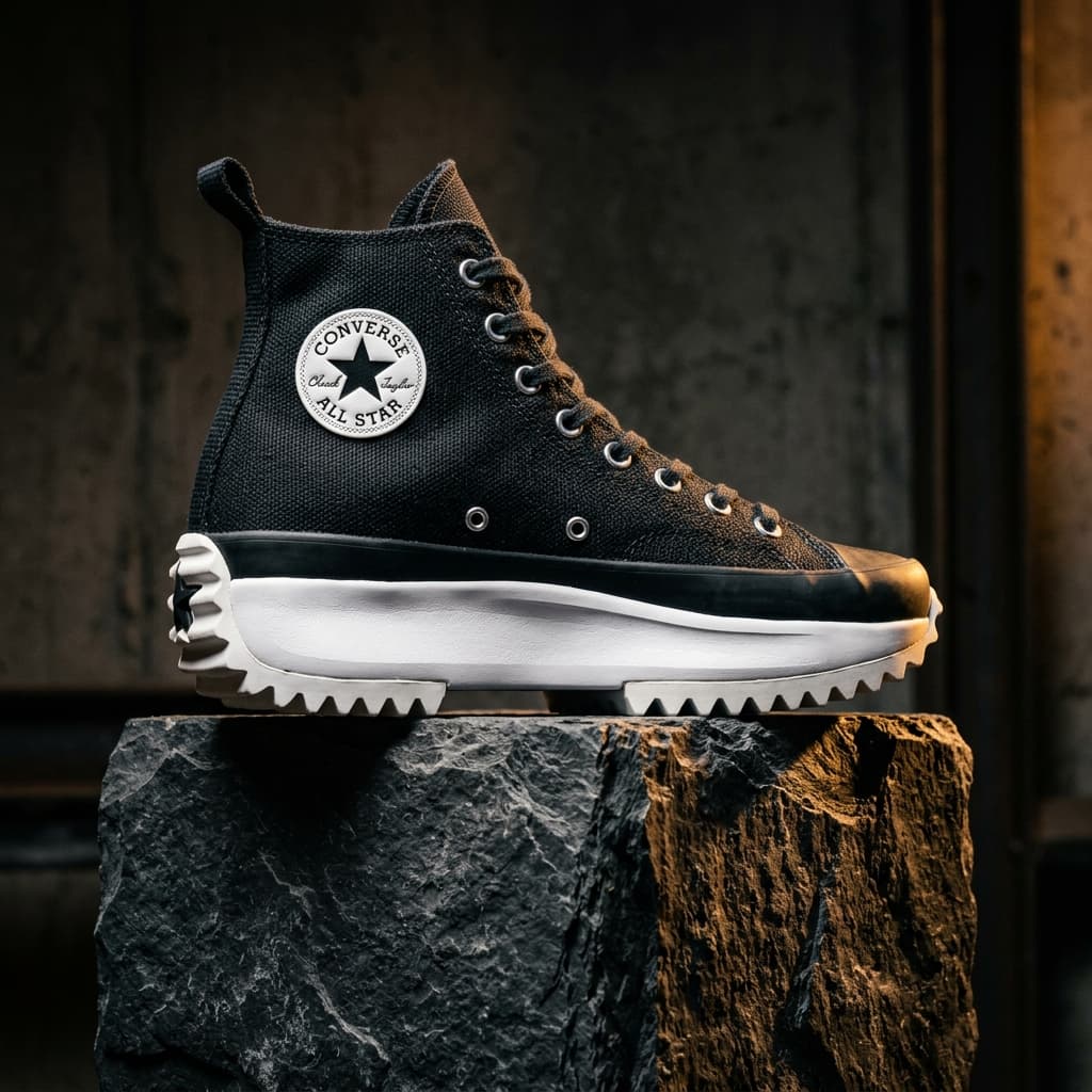 Zapatilla CONVERSE RUN STAR HIKE HI 166800C Negro