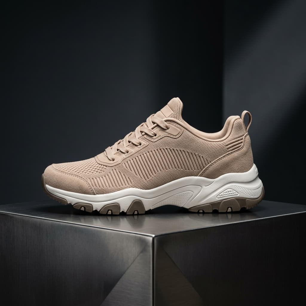 Zapatilla SKECHERS BOBS SQUAD CHAOS 117209 NUDE Lila