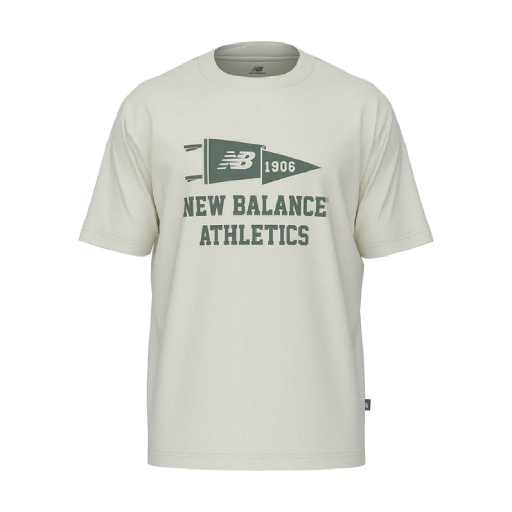 Camiseta NEW BALANCE Varsity Pennant T-Shirt MT51924 SST Blanco